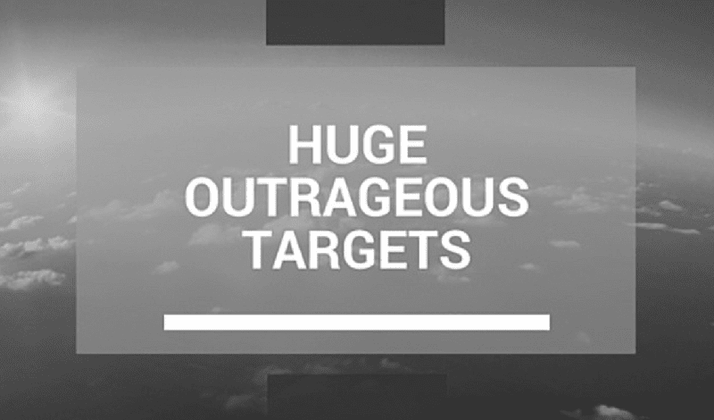 Setting a Huge Outrageous Target is More Effective Than Goal Setting