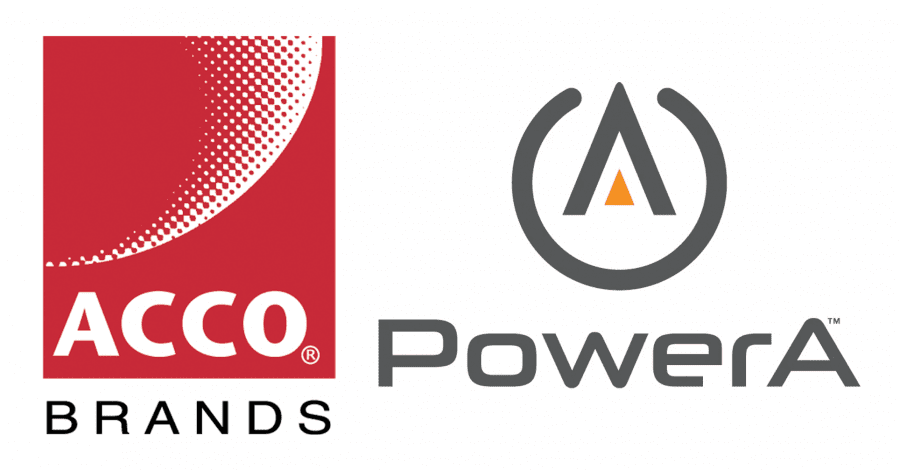 ACCO Brands and PowerA logos