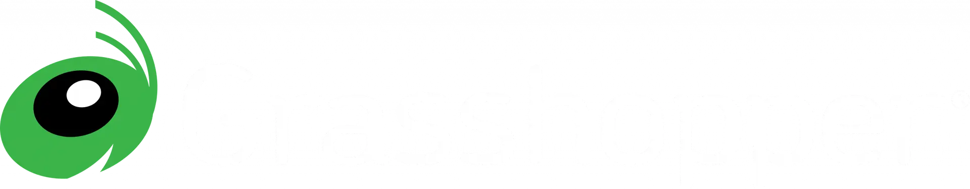 Grasshopper logo white - coach for CEOs