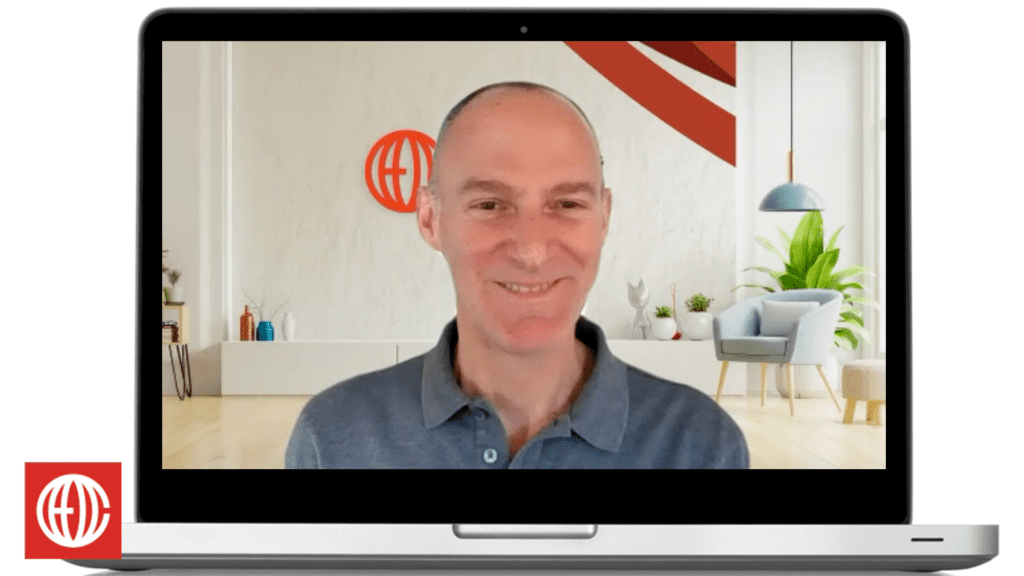 Mateo Romano on a video call about organizational alignment