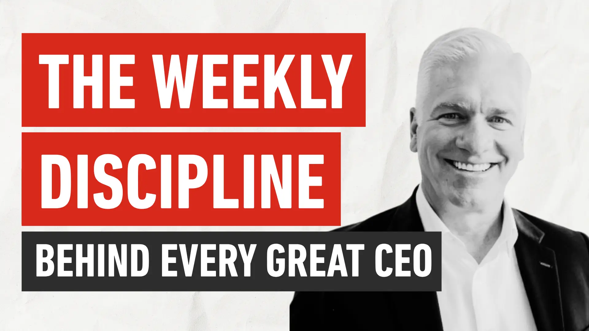 Inspect What You Expect: The Weekly Discipline Behind Great CEOs with Tom Barrett