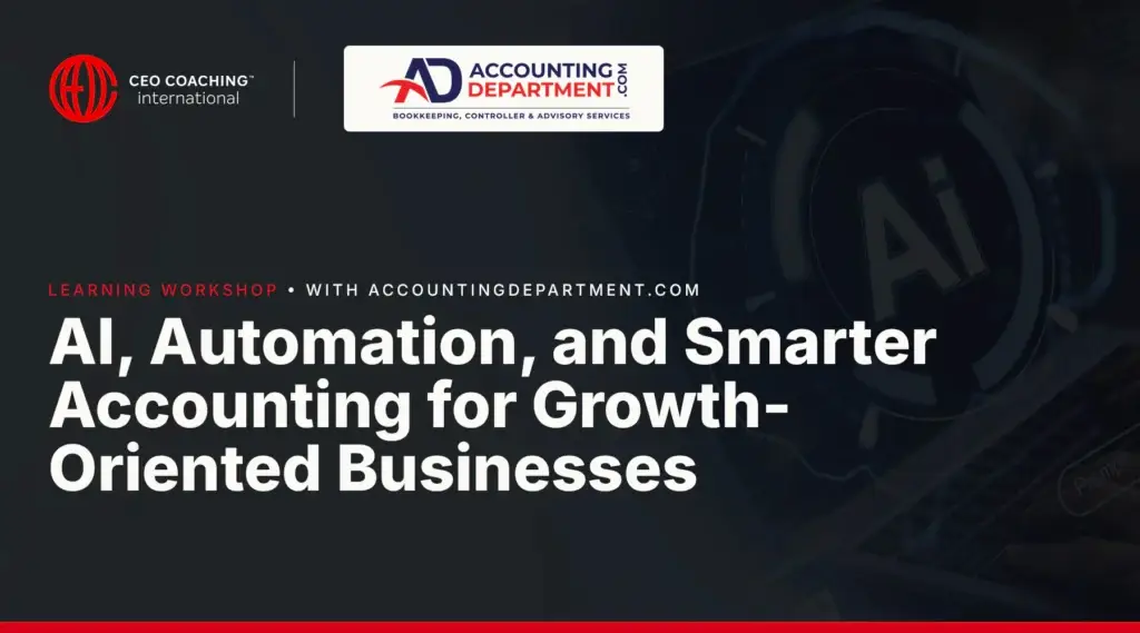 AI and accounting - AccountingDepartment.com learning workshop