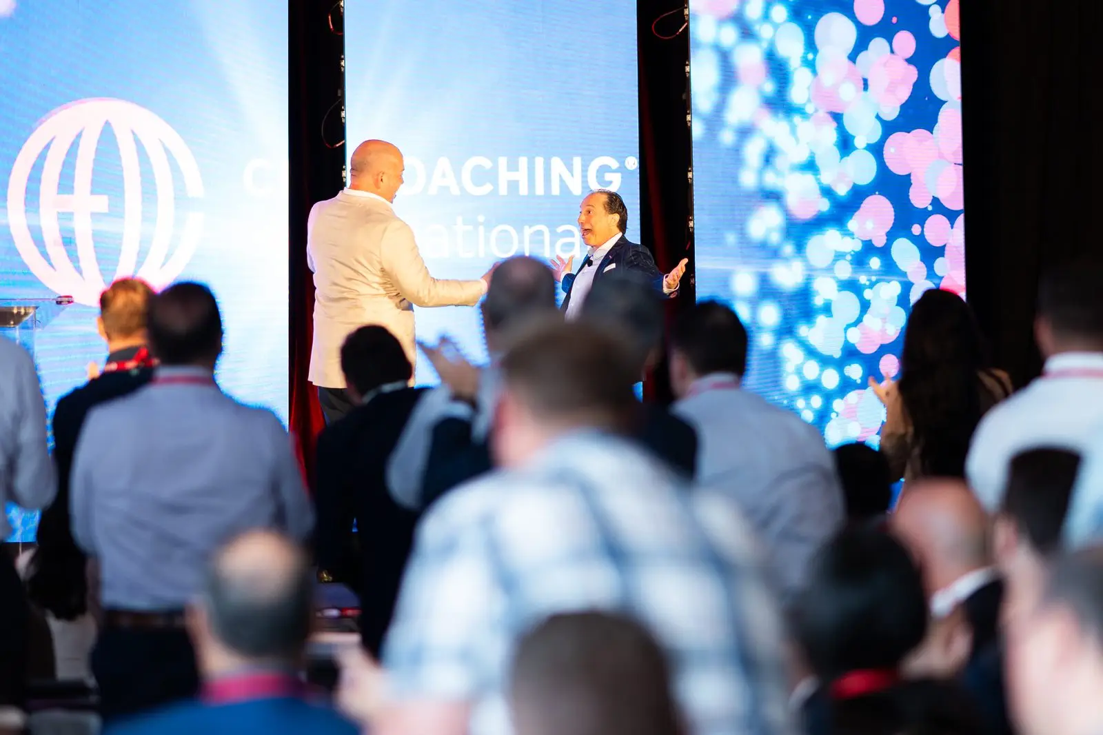 A Summit mainstage session viewed from the audience
