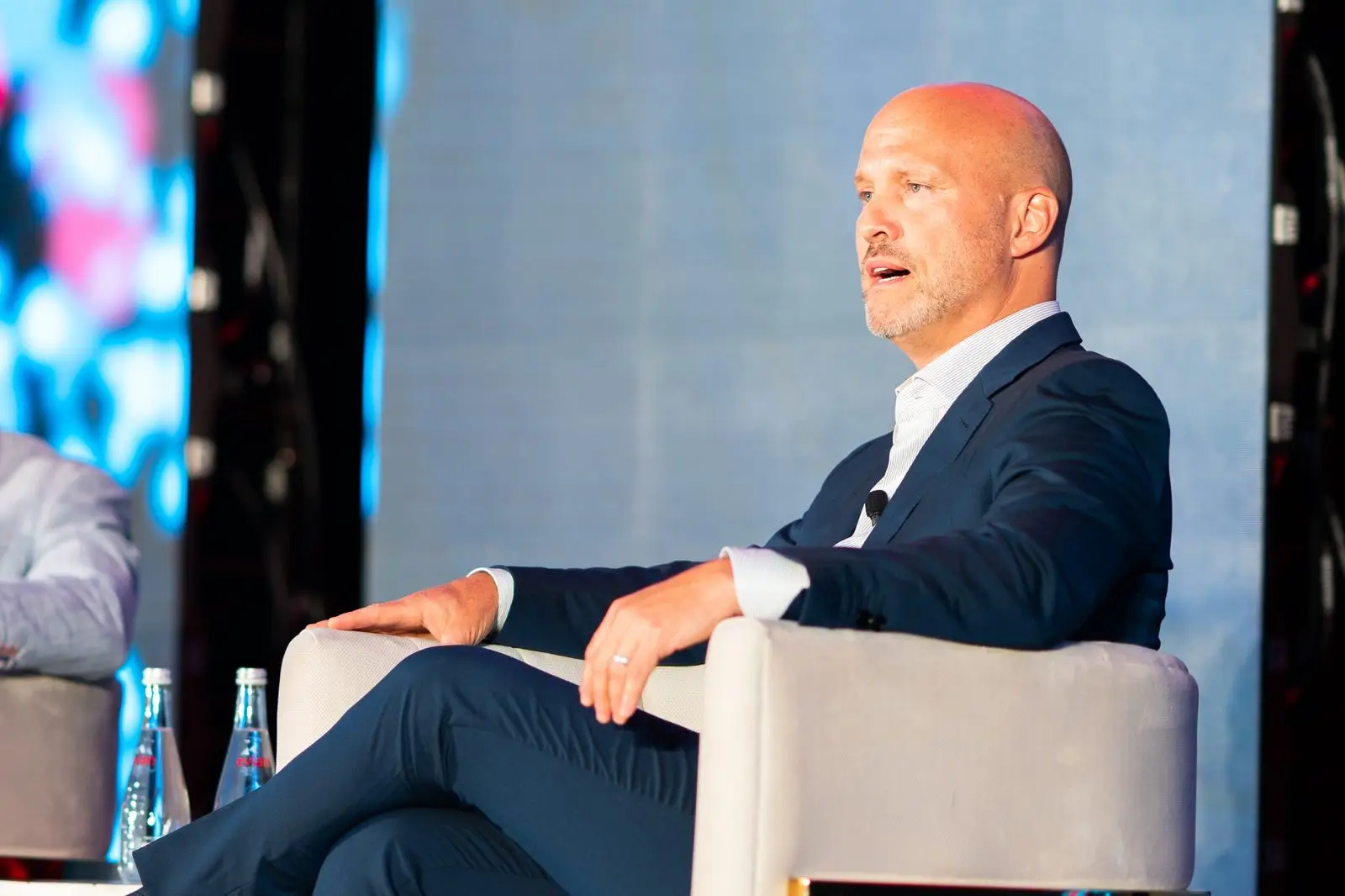 A featured operator in conversation on the Summit stage