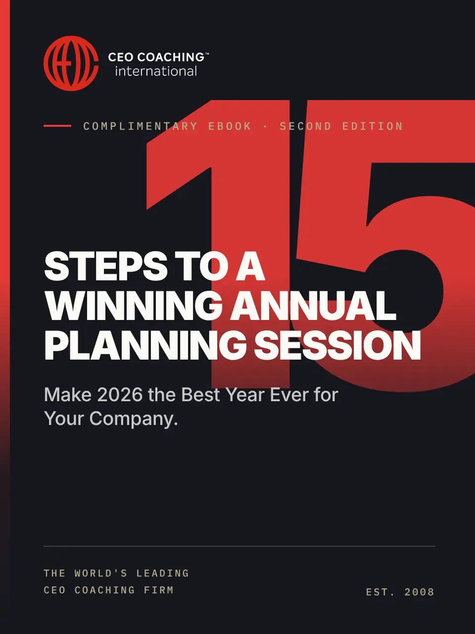15 Steps to a Winning Annual Planning Session - ebook cover